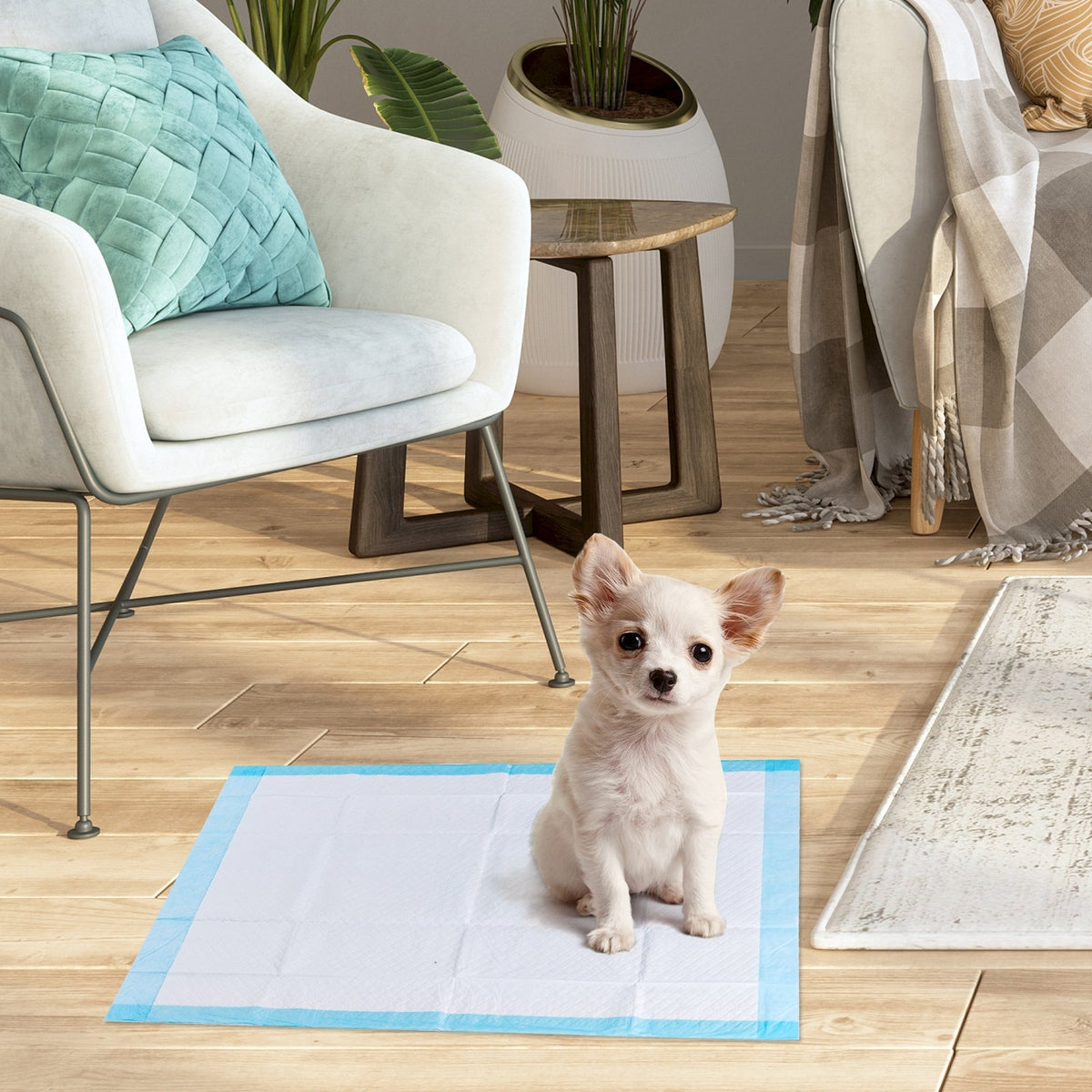 Pet Potty Training Pee Pad - Dog - (300 pcs) - (17x24 in) - (USA)