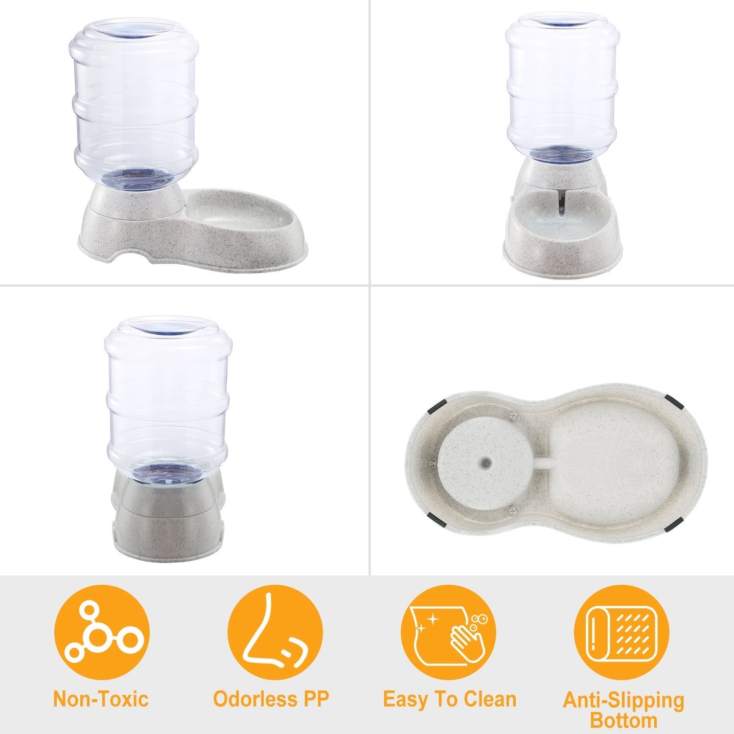 Gravity Dispensing Water or Food Feeder - Dog Cat - (3.5 L) - (While Supplies Last)