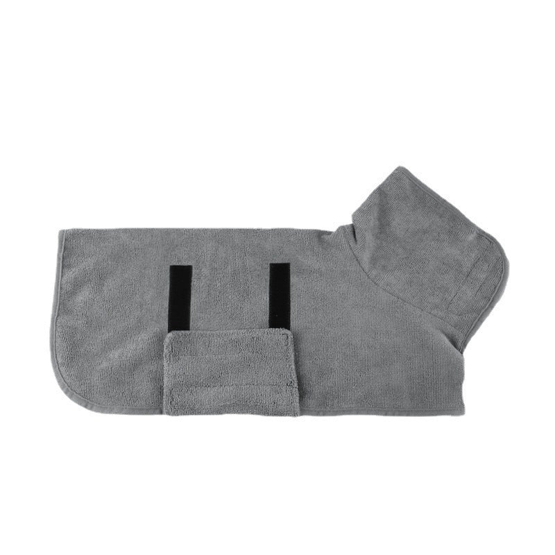 Grooming Towel Robe - Dog Cat - (Fast Absorbing) - (Adjustable) - (7 Color Options) - (XS-3XL)
