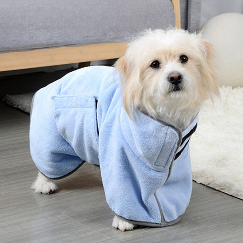 Grooming Towel Robe - Dog Cat - (Fast Absorbing) - (Adjustable) - (7 Color Options) - (XS-3XL)