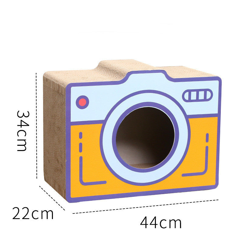 Household Fashion Condo with a Scratching Board, Enclosed Litter Box - Cat - (3 Styles)