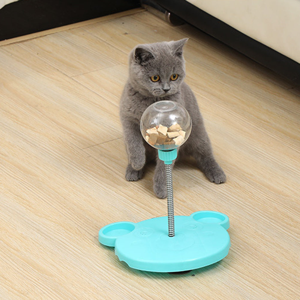 Non-Slip Feeder and Play Toy - Cat - (Pink, Blue)