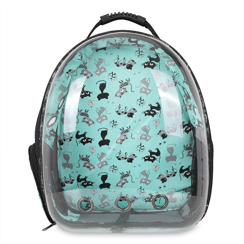Space Bubble Pet Carrier Backpack - Dog Cat - (8 Color Options) - (3 Styles) - (Breathable) - (Comfortable)