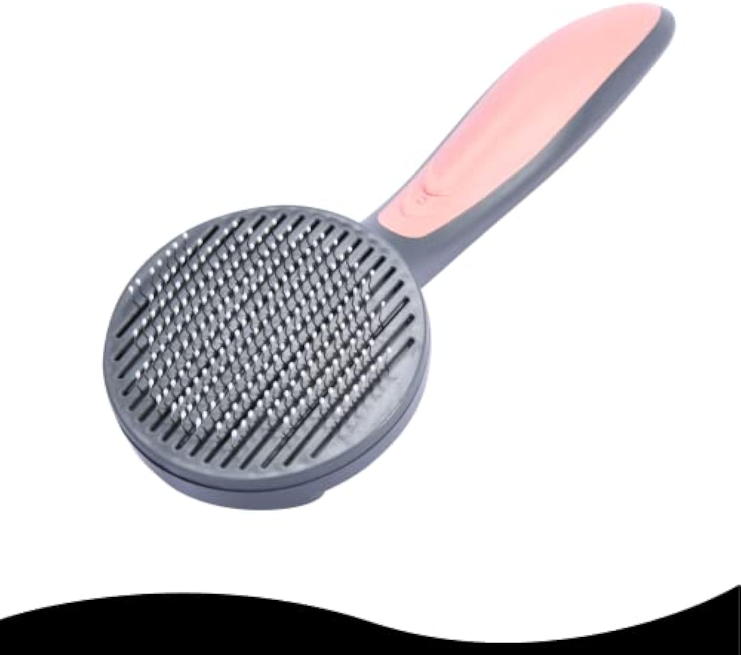 Grooming Brush - Dog Cat - (Self-Cleaning Slicker) - (3 Color Options) - (Removes Loose and Tangled Hair) -
