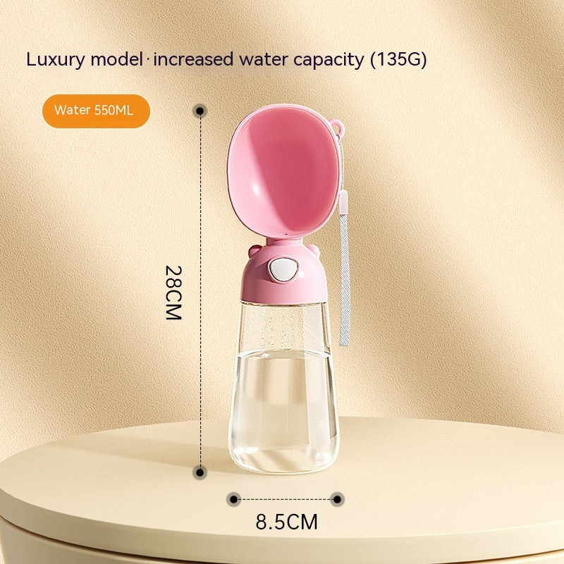Portable Food Water Dispenser Bottle - Dog - (3 Styles) - (3 Color Options)