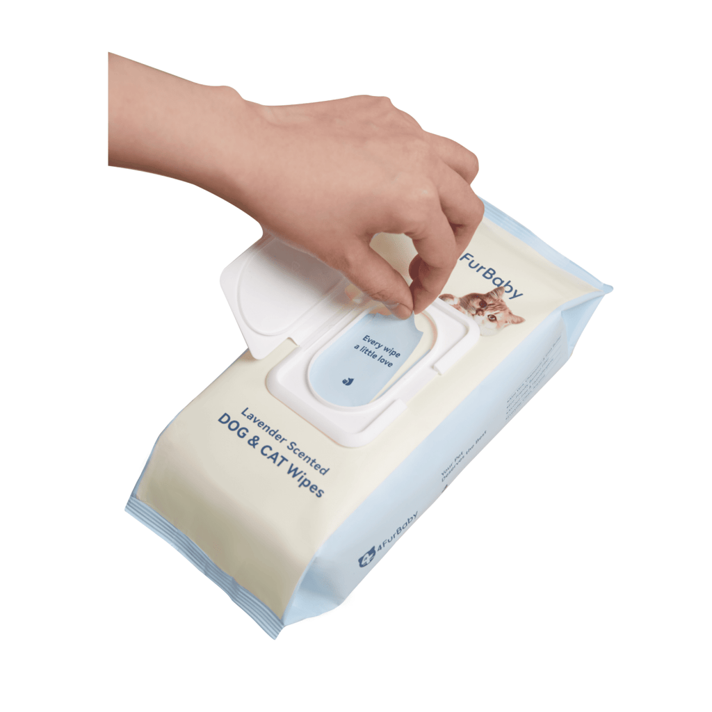 Grooming Wipes - Dog Cat - (Plant-Based) - (Hypoallergenic) - (5 Count Options) - (4FurBaby)