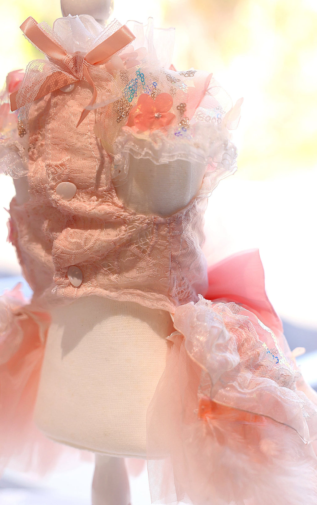 Feather Dream Princess Dress - Dog - (5 Color Options) (XS-XL) and Customizable - (While Supplies Last)