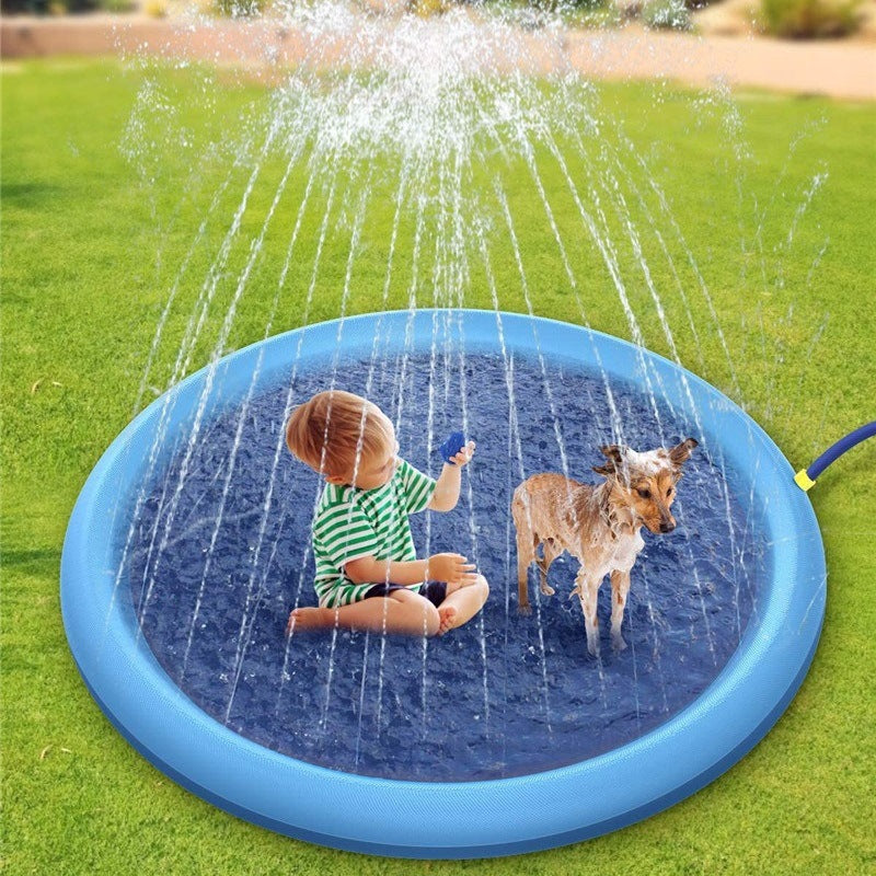 Non-Slip Summer Fun Splash Pad For Kids And Dogs