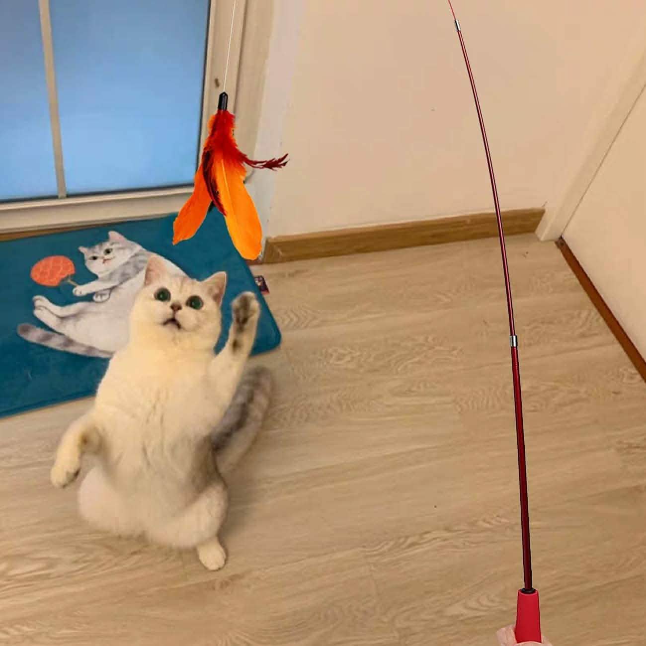 Interactive Toy Wand - Cat - (11-Pack)