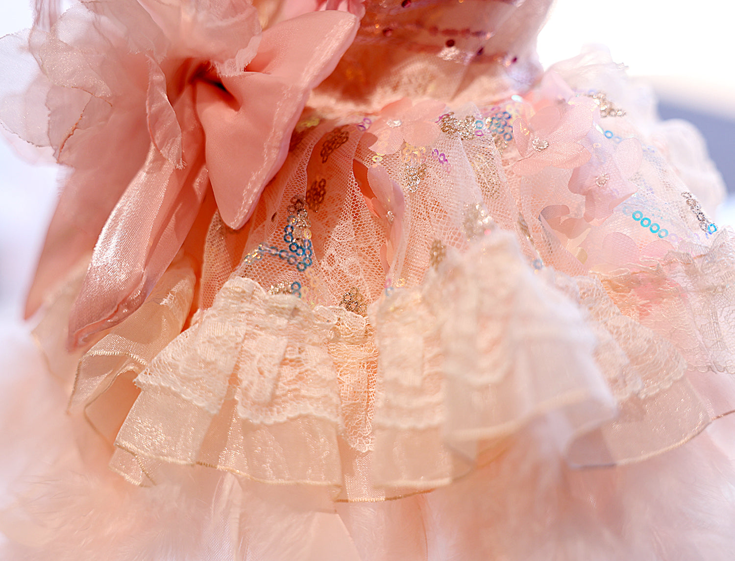 Feather Dream Princess Dress - Dog - (5 Color Options) (XS-XL) and Customizable - (While Supplies Last)