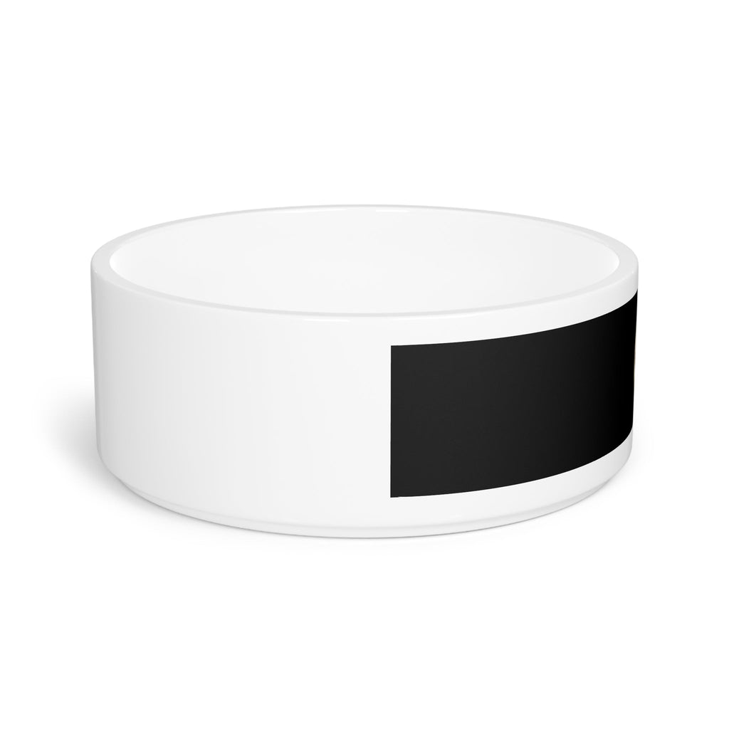 Ceramic Feeding Bowl with Cat Accepted Emblem - Cat - (16oz) - (White) - (While Supplies Last)