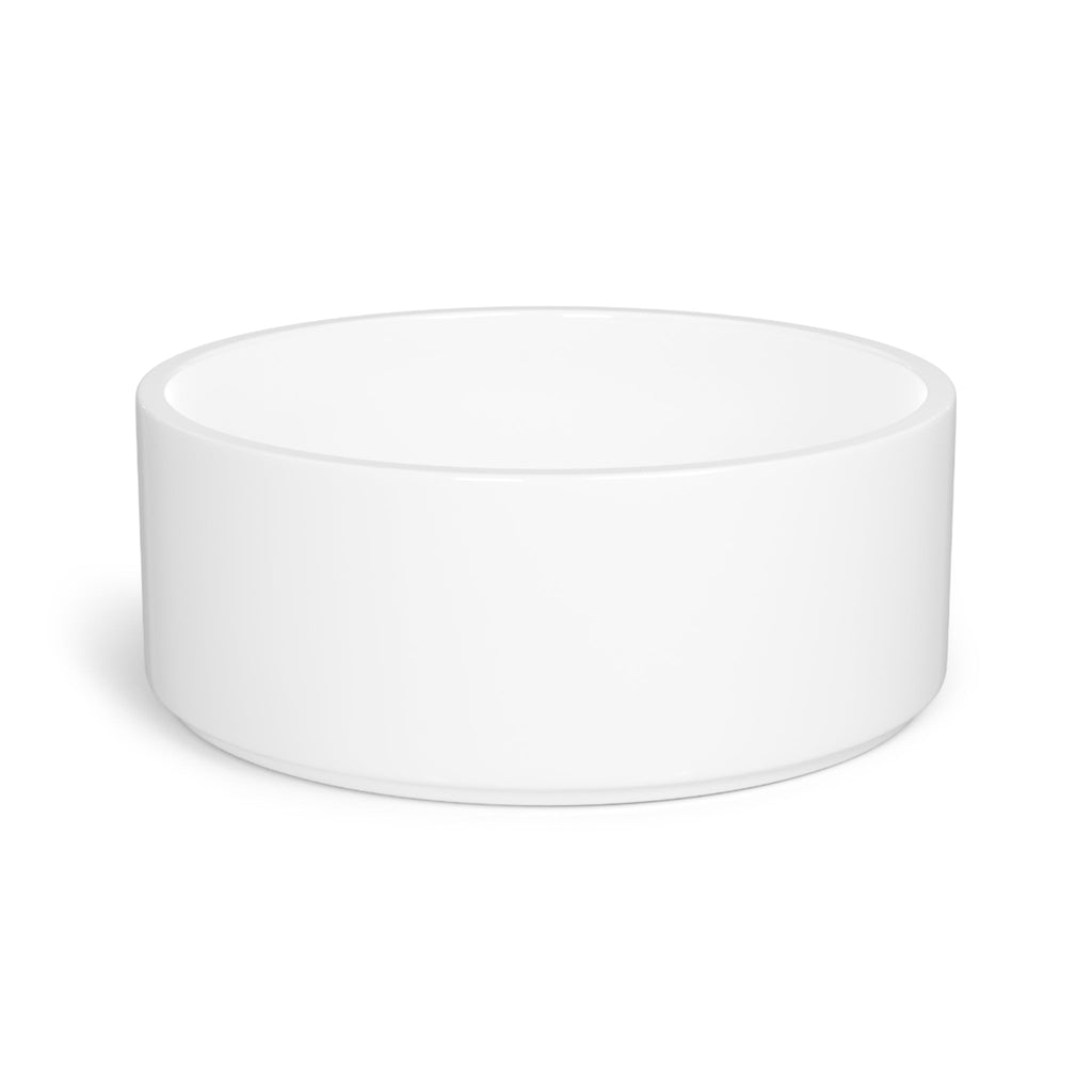 Ceramic Feeding Bowl with Cat Accepted Emblem - Cat - (16oz) - (White) - (While Supplies Last)