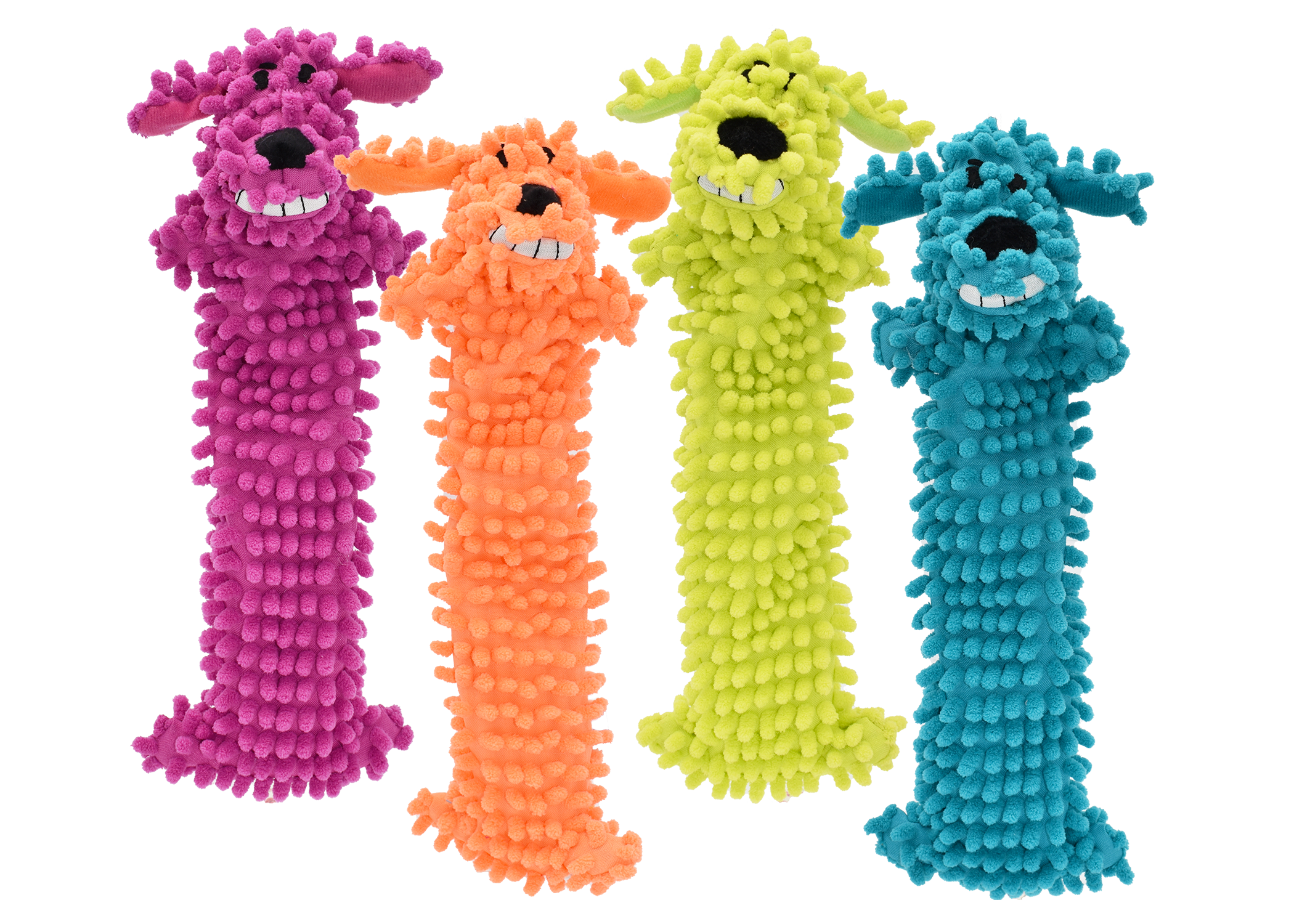 Multipet Loofa® 'Floppy' Toy - Dog  - (4 Color Options) - (Durable) - (While Supplies Last)
