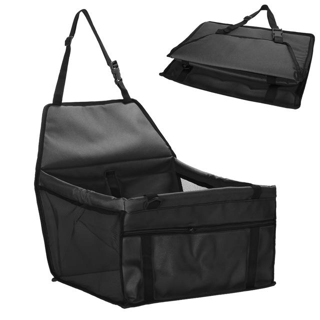 Secure Pet Carrier Car Seat - Dog Cat - (Waterproof) - (7 Color Options) _ (Solid or Prints)
