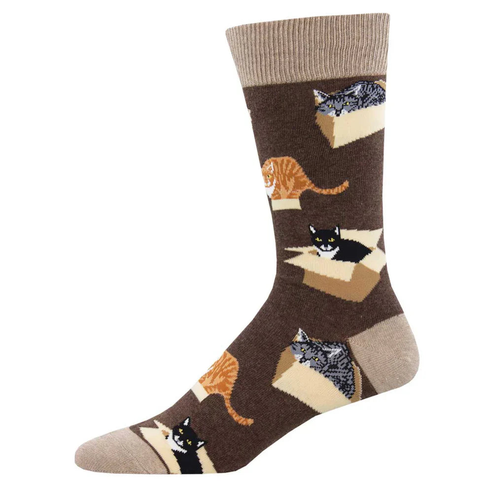 Cat in a Box Socks - Unisex - (L-XL) - (While Supplies Last)