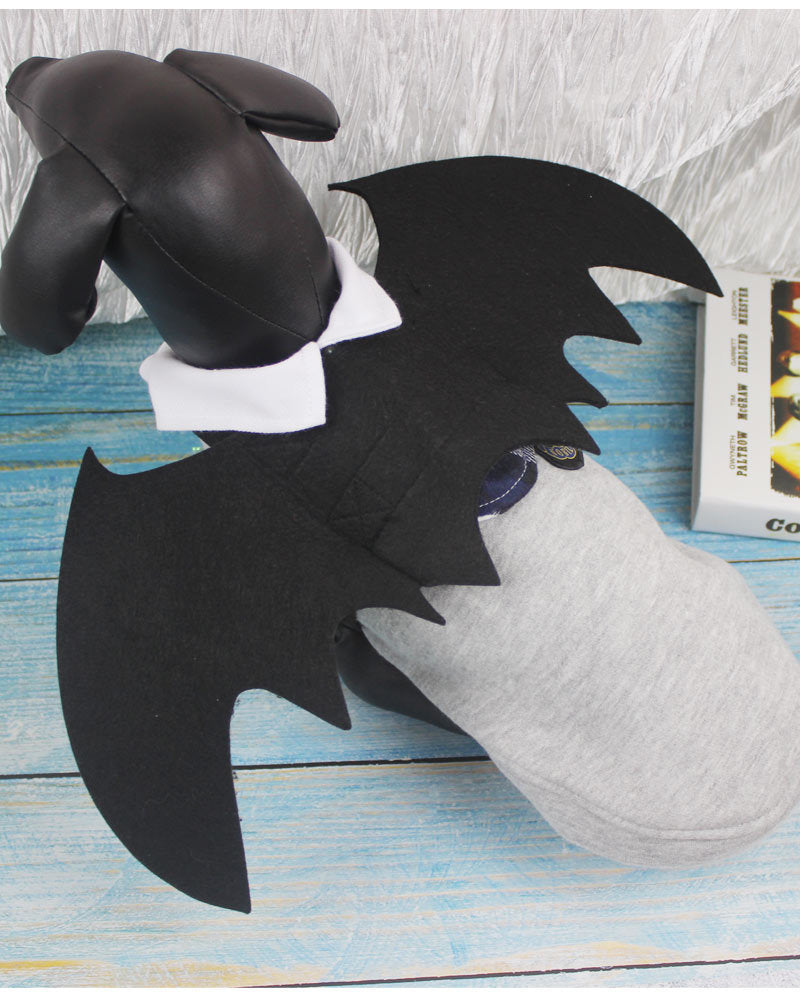 Halloween Bat Costume - Dog Cat - (S-L and Adjustable) - (Black)
