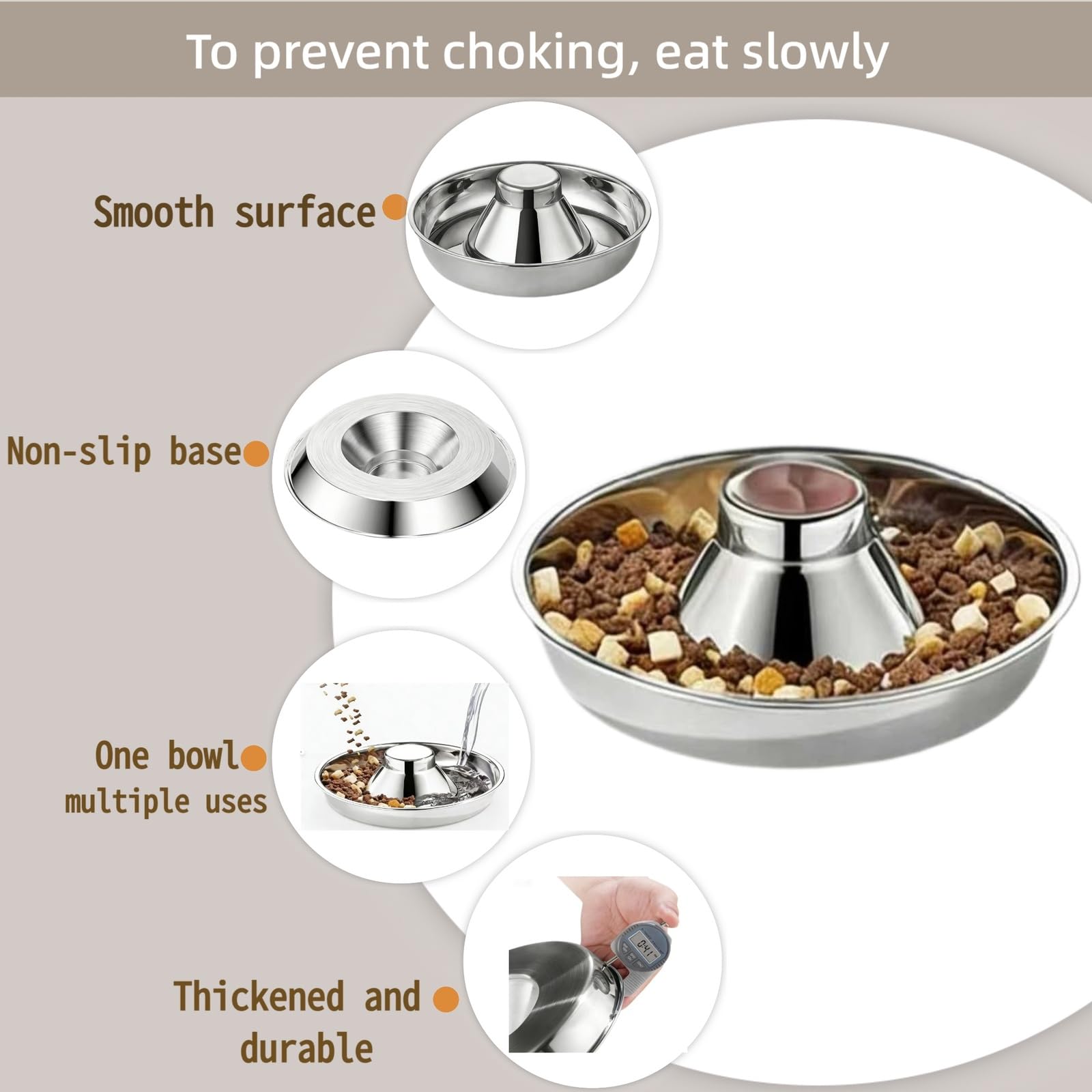 Weaning Bowls - Puppies - (S-XL) - (Stainless Steel)