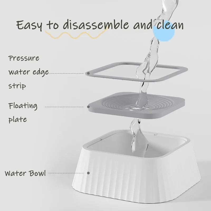 Floating Bowl Water Fountain - Dogs - (5 Color Options) - (5 Color Options)