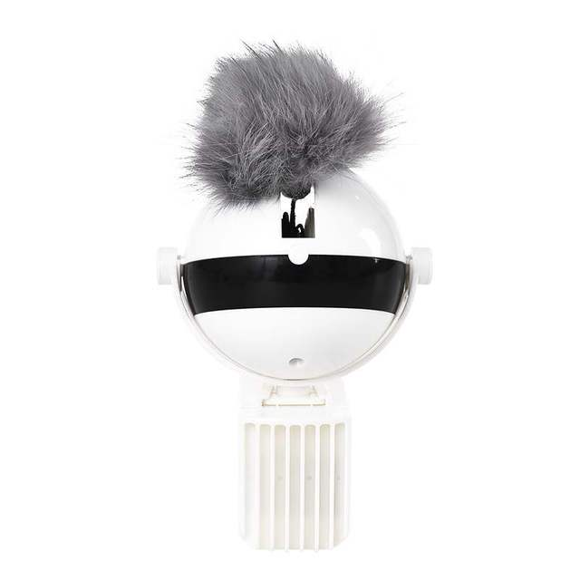 Interactive Automatic Lifting Ball Toy - Cat - (White)