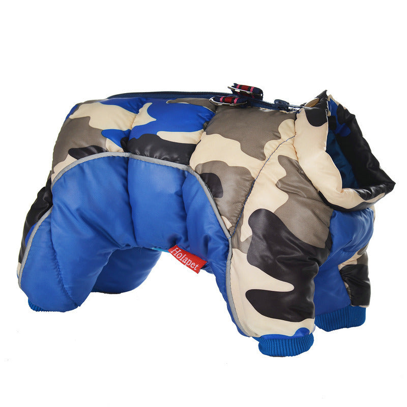 Warm and Casual Camouflage Jacket - Dog - (10 Color/Design Options) - (10-26)