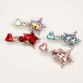 Rhinestone Star & Heart Hair Clip - (4 Colors) - Dog Cat (While Supplies Last)