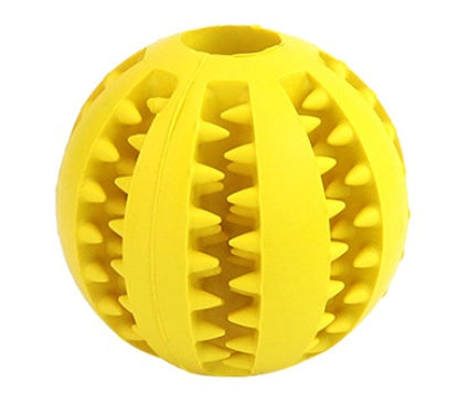 Rubber Watermelon Ball  - Dog - (Rubber Toy) - (6 Color Options) - (S,M)