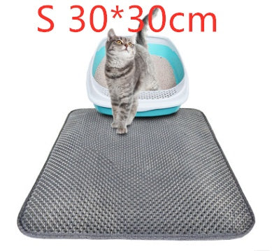 Durable Honeycomb Design Litter Mat - Cat - (3 Color Options) - (Urine Proof) - (S-L)