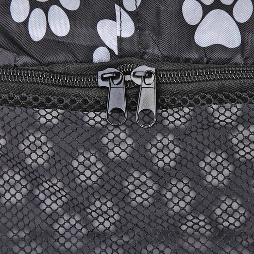 Pet Enclosure and Playpen - Dog -  (S - M Pet) - (Collapsible) - (Indoor/Outdoor) - (Black, Red)