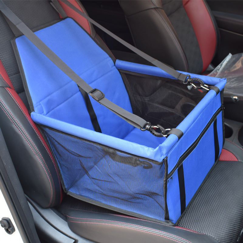 Secure Pet Carrier Car Seat - Dog Cat - (Waterproof) - (12 Color/Style Options)
