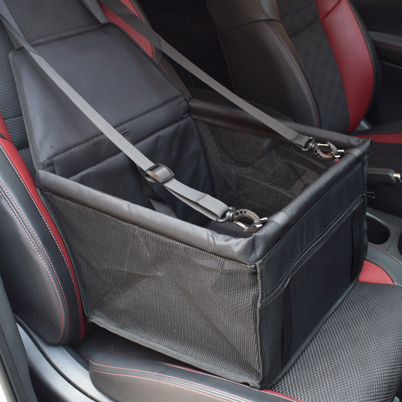Secure Pet Carrier Car Seat - Dog Cat - (Waterproof) - (12 Color/Style Options)
