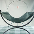 Cozy Mesh Hammock Bed with Sandwich Cloth and an Interactive Toy - Cat -  (Size: 45*45*35) - (Pink, Grey)
