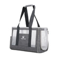 Portable Pet Travel Bag - Dog Cat - 3 Color Options) - (S,L) - (Panoramic Mesh Windows)