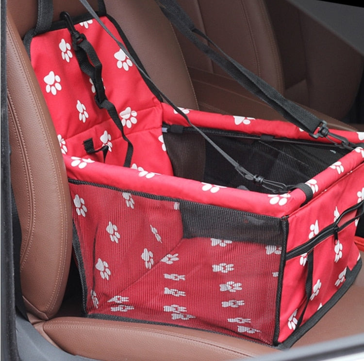 Secure Pet Carrier Car Seat - Dog Cat - (Waterproof) - (12 Color/Style Options)
