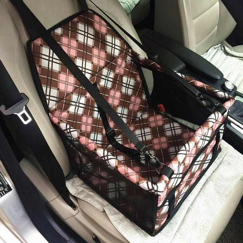 Secure Pet Travel Car Seat - Dog Cat - (6 Color/12 Styles) - (While Supplies Last)