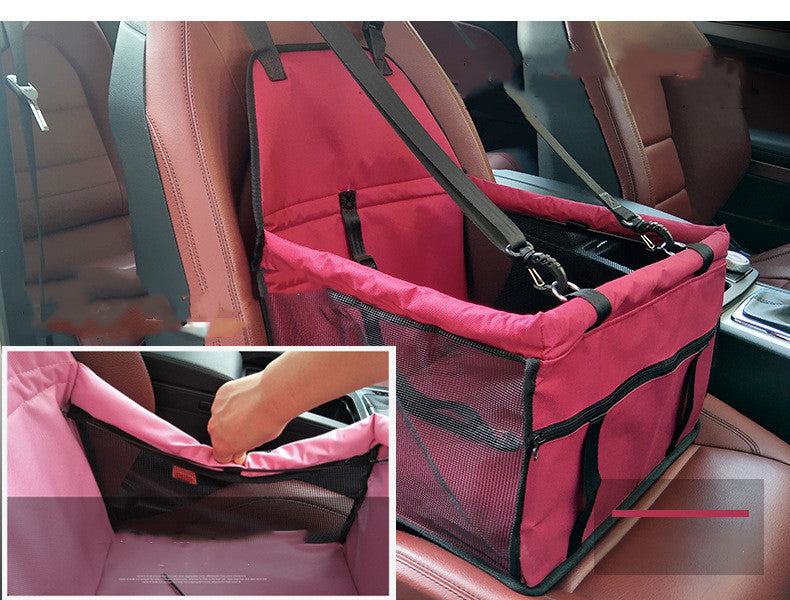 Secure Pet Travel Car Seat - Dog Cat - (6 Color/12 Styles) - (While Supplies Last)