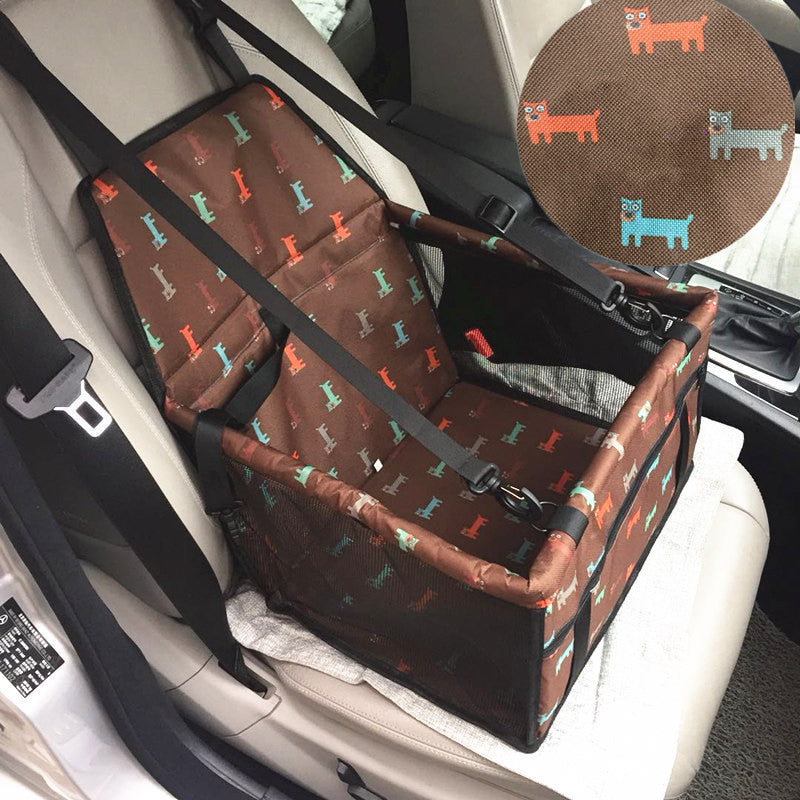 Secure Pet Travel Car Seat - Dog Cat - (6 Color/12 Styles) - (While Supplies Last)