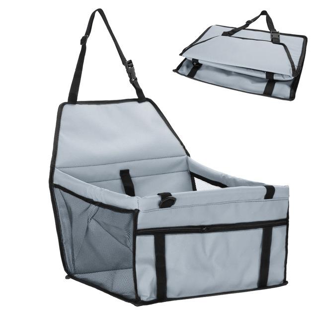 Secure Pet Carrier Car Seat - Dog Cat - (Waterproof) - (7 Color Options) _ (Solid or Prints)