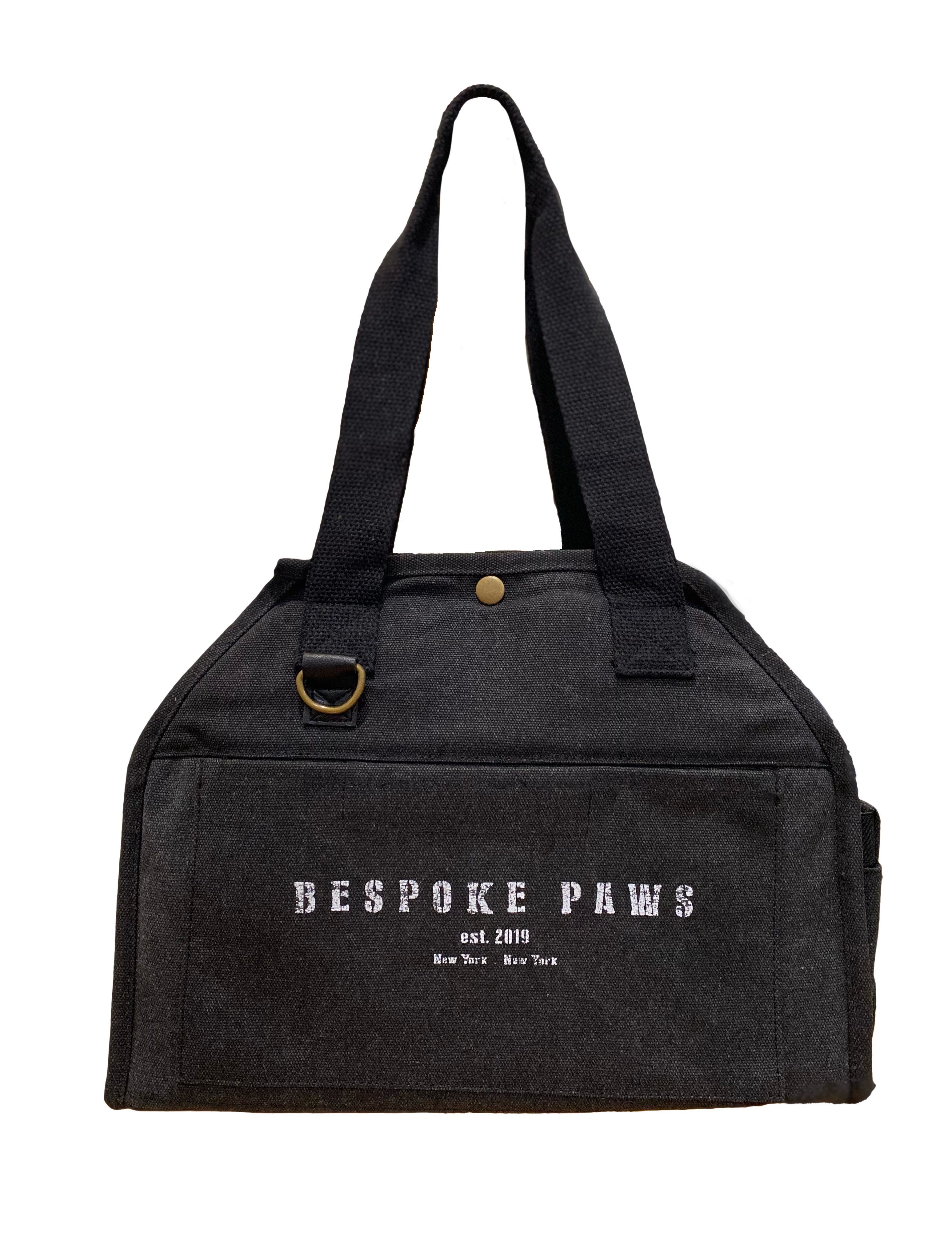 The Daily Pet Carrier Bag— Dog Cat - (Lightweight) - (Packable Luxury for Life on the Go) - (Black) - (S,M)