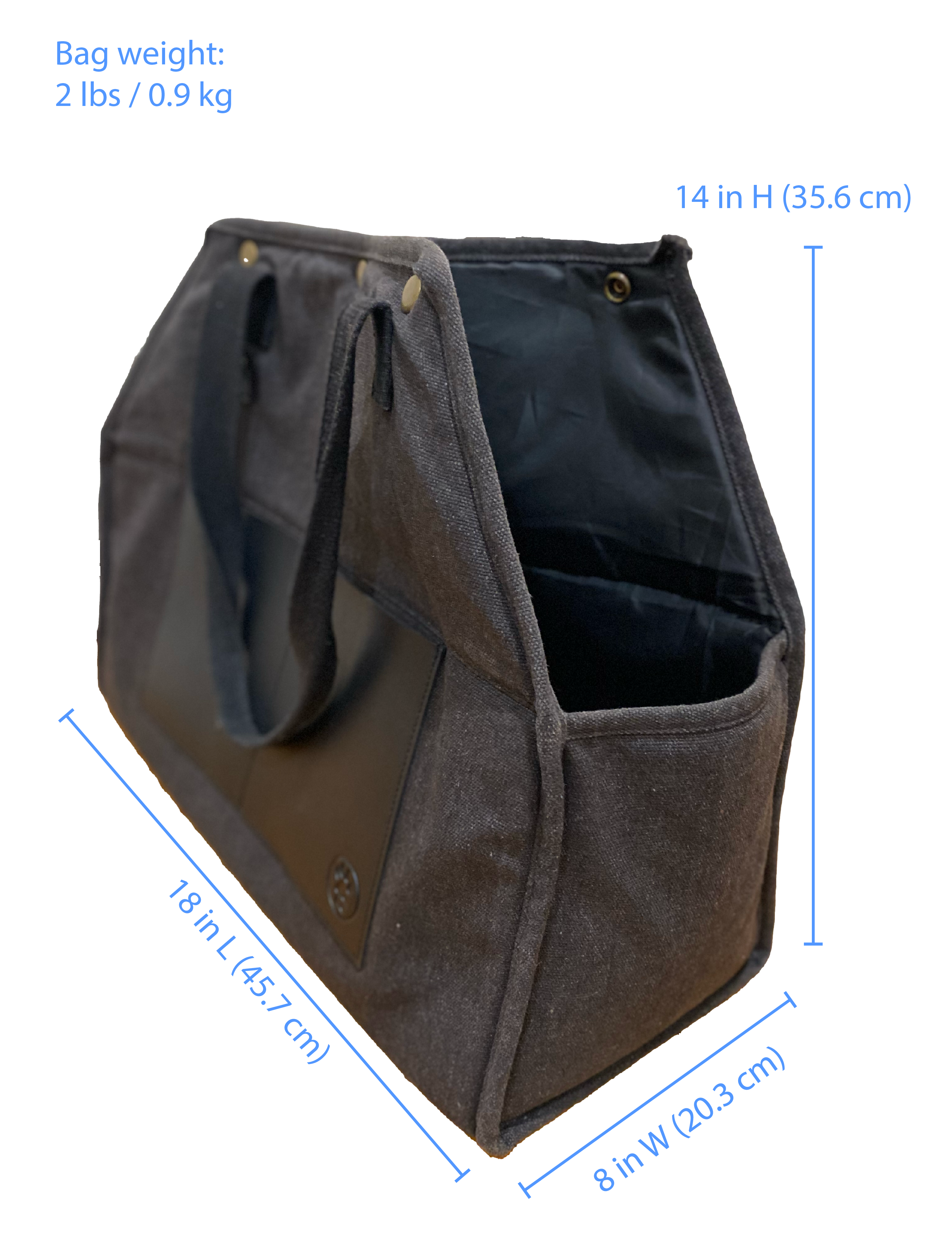 The Daily Pet Carrier Bag— Dog Cat - (Lightweight) - (Packable Luxury for Life on the Go) - (Black) - (S,M)