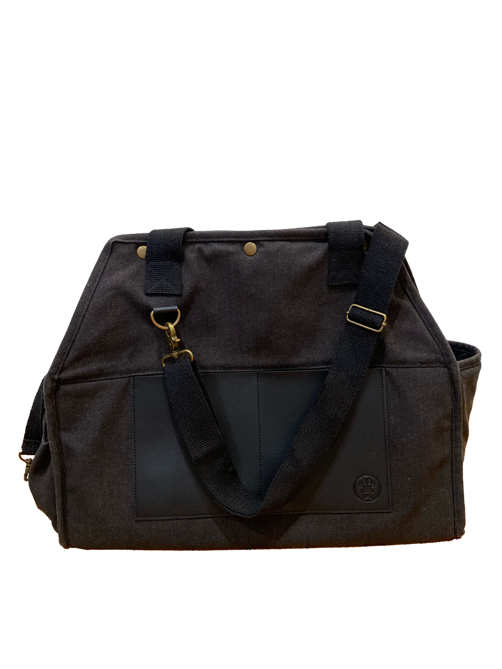 The Daily Pet Carrier Bag— Dog Cat - (Lightweight) - (Packable Luxury for Life on the Go) - (Black) - (S,M)