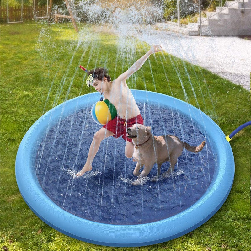 Non-Slip Summer Fun Splash Pad For Kids And Dogs