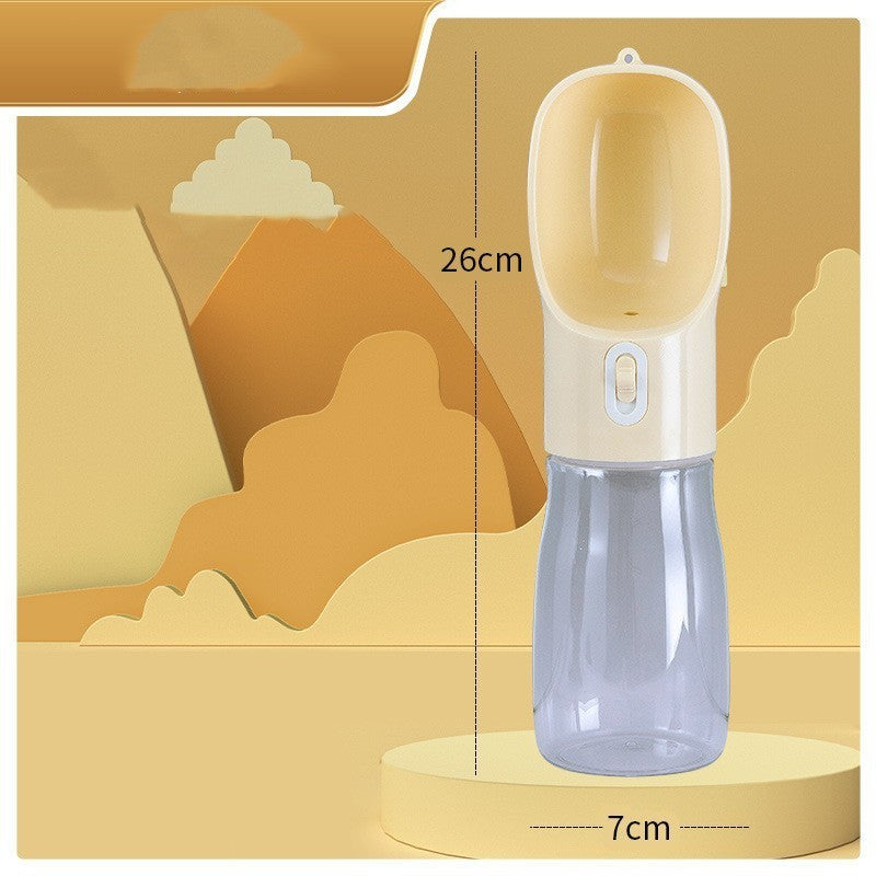 Travel Bottle with Feeder Bowl - Dog - (458 ML) - (4 Color Options)