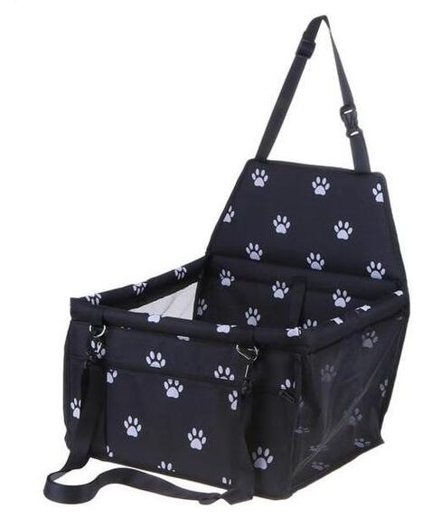 Secure Pet Carrier Car Seat - Dog Cat - (Waterproof) - (7 Color Options) _ (Solid or Prints)