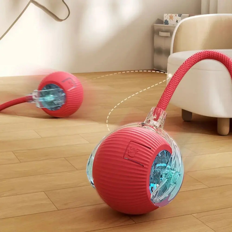 Interactive Smart Self-Rolling Ball - Cat - (6 Color Options) - (While Supplies Last)