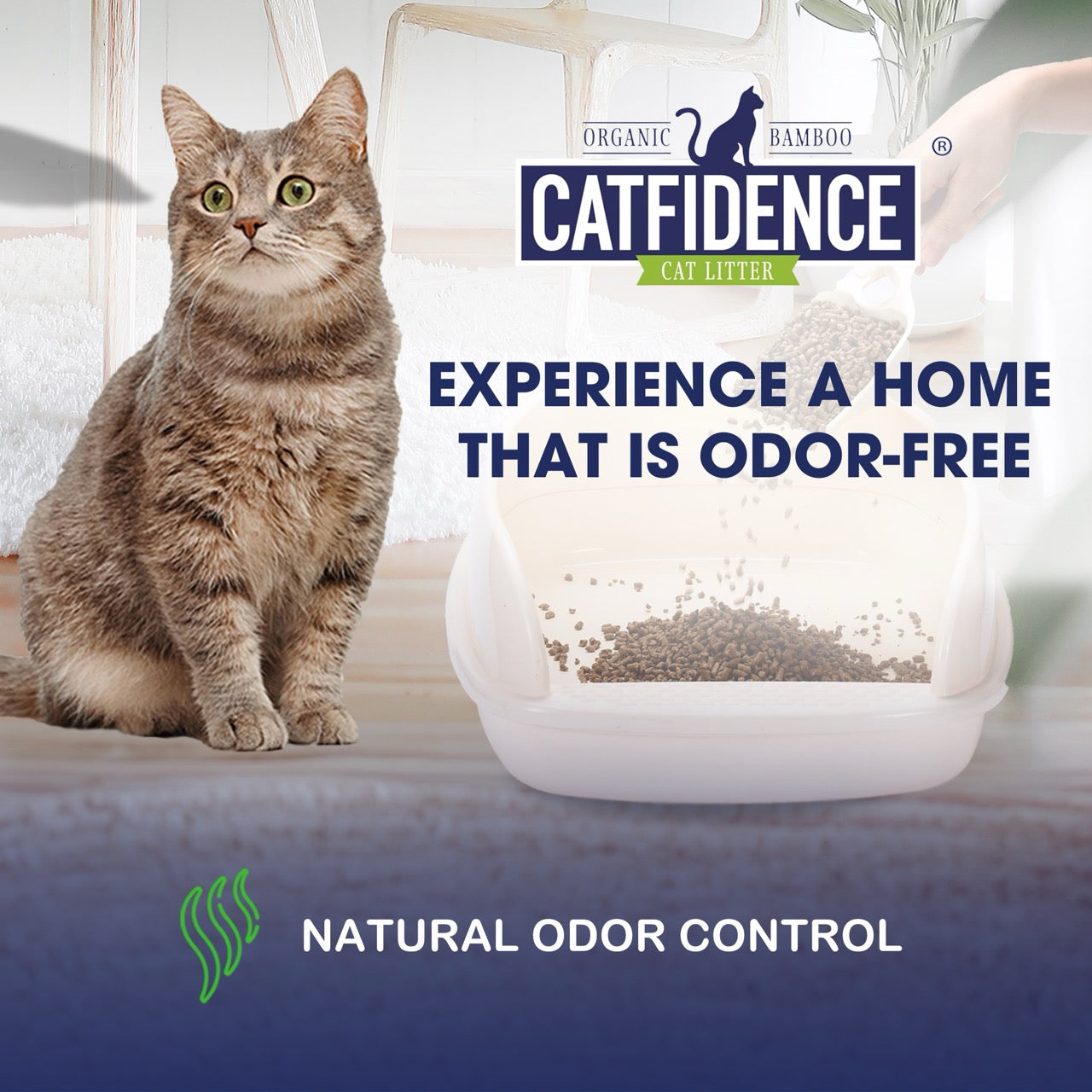 Dust-Free Plant-Based Litter - Cat - (Catfidence®) - (7 lb or 21 lb Bag) - (Traps Odors) - (While Supplies Last)