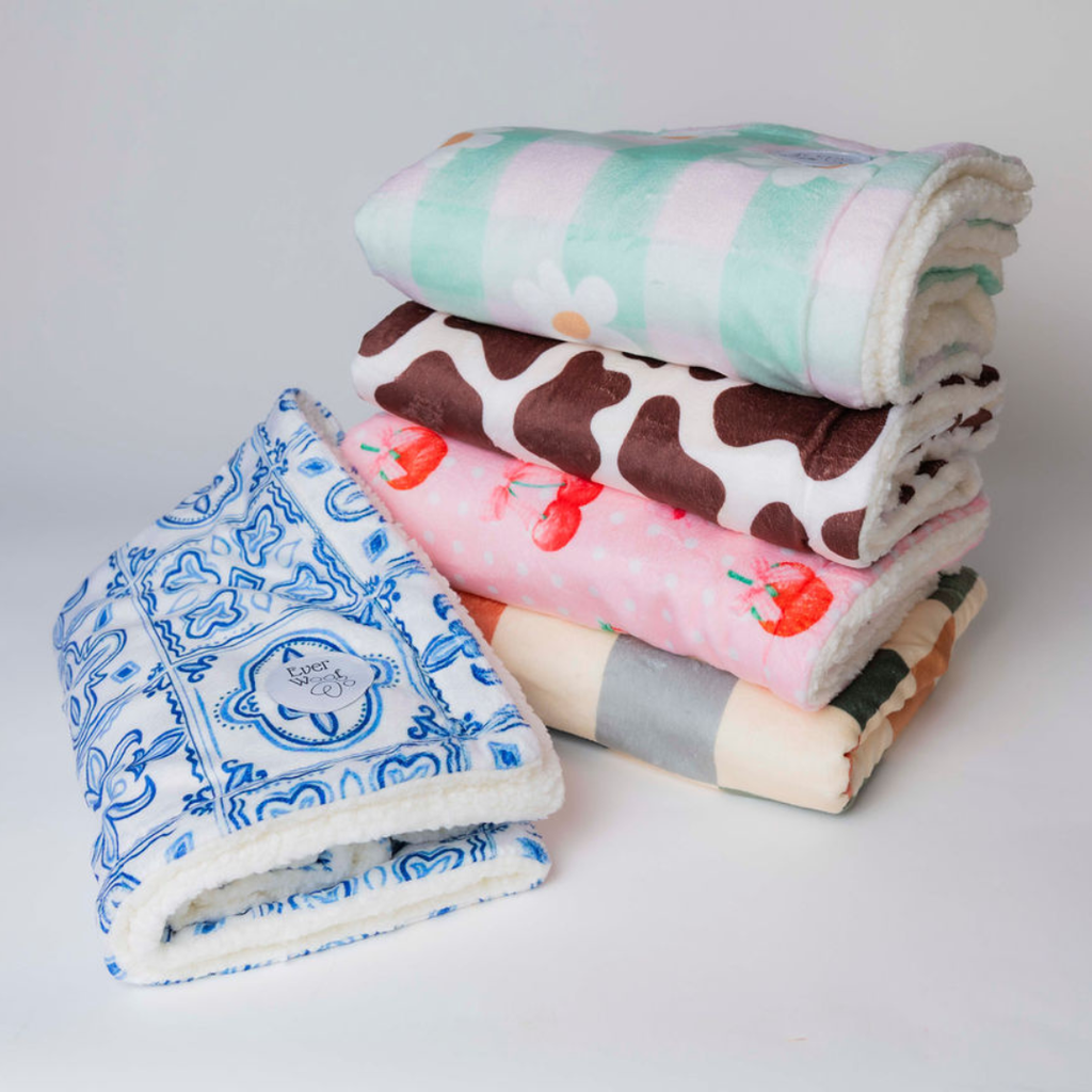 Pet Blanket - Dog  - (2.2ft x 3.2 ft) - (Oopsie Daisy) - (Double-lined Throw) - (While Supplies Last)