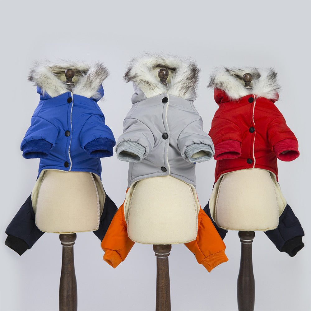 Hooded Snow Coat - Dog - (3 Color Options) - (S-XXL)