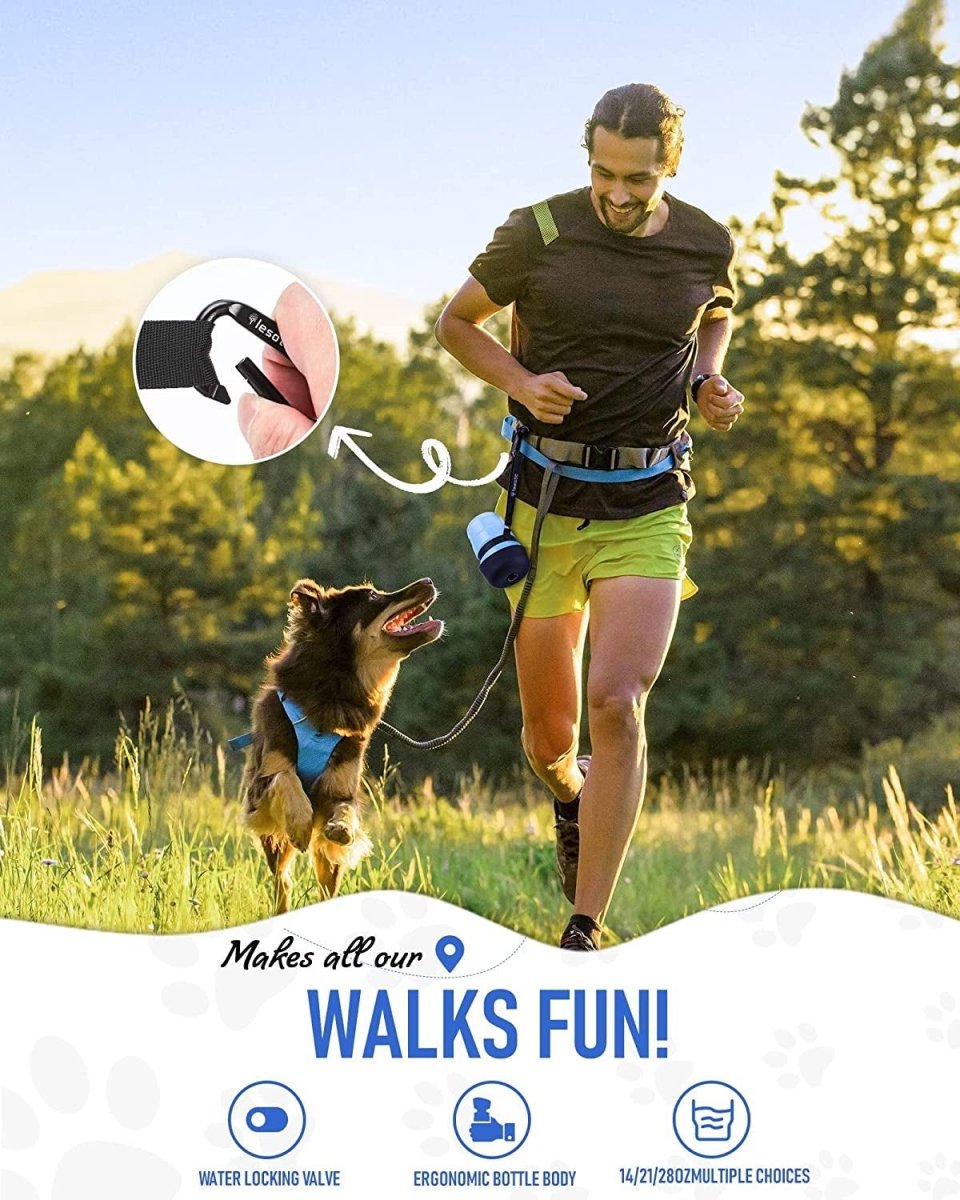 Pet Water Bottle - Dog - (Blue) - (18oz) - (While Supplies Last)