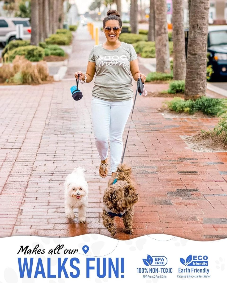 Pet Water Bottle - Dog - (Blue) - (18oz) - (While Supplies Last)