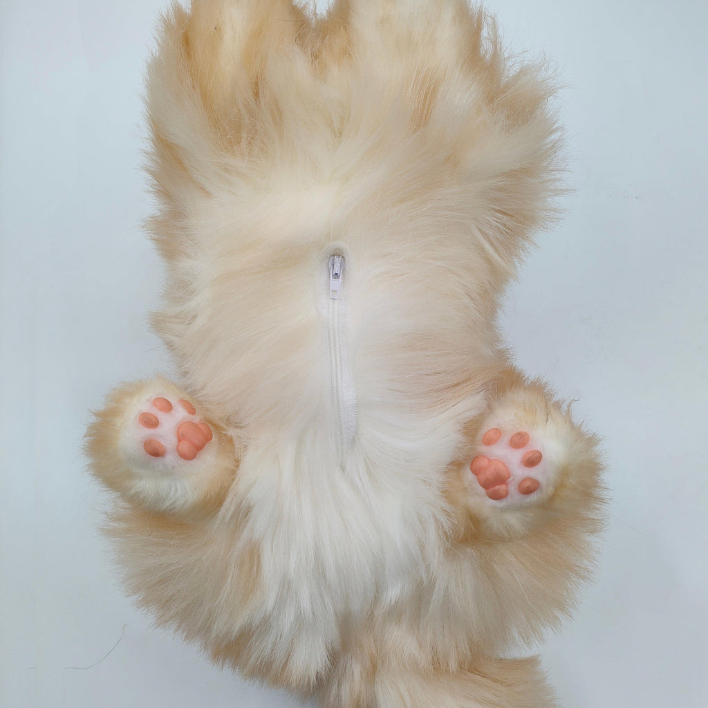 Realistic Orange Plush Cat Companion - Child, Adult - (Weighted, Not Weighted)